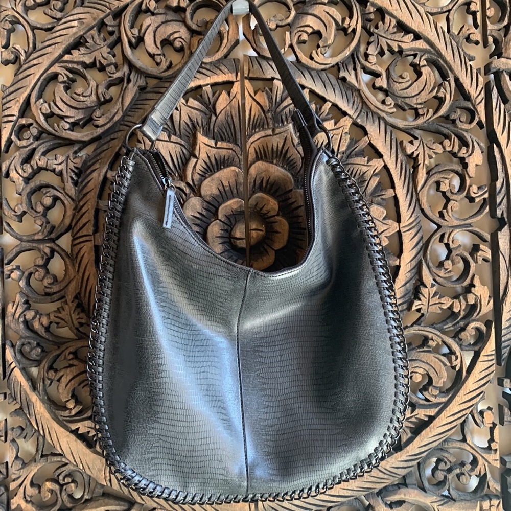 Y2K Mossimo Hobo bag purse black vegan faux leather versatile classic style